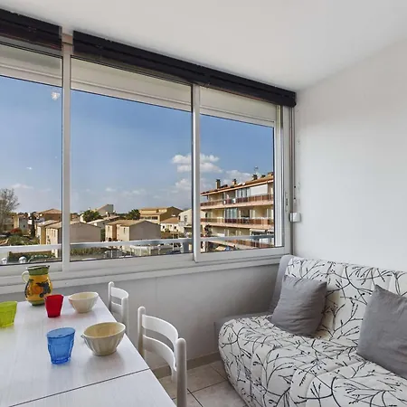 Apartamento Lumineux 2 Pièces Avec Terrasse, à 50m De La Plage, 6 Couchages, 34300 Agde - Fr-1-423-177 *