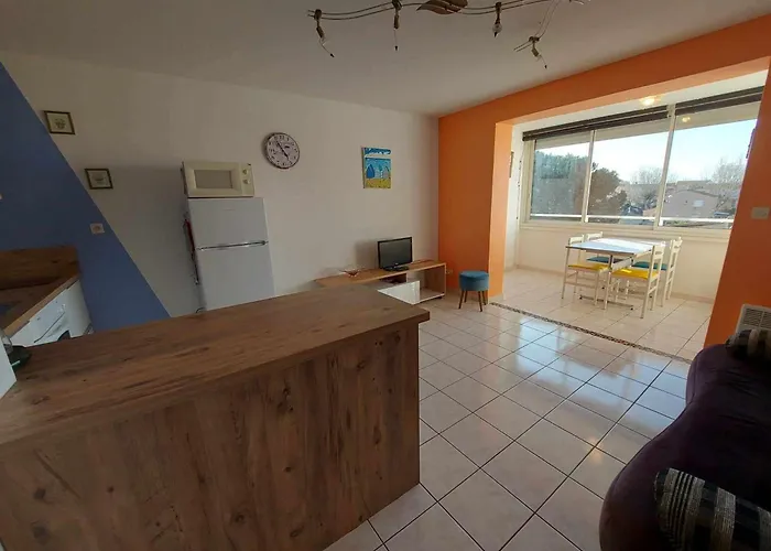 Lumineux 2 Pieces Avec Terrasse, A 50m De La Plage, 6 Couchages, 34300 Agde - Fr-1-423-177 *